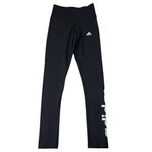Adidas Women's Loungewear Essentials High-Waisted Logo Leggings - Black/White